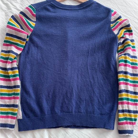 Mini Boden Fun Rabbit Cardigan& mini boden Sleeve Blouse set both size 11-12 - Picture 3 of 9